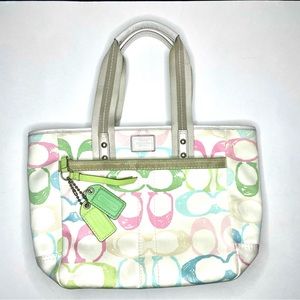 Vintage Coach Y2K Canvas Purse